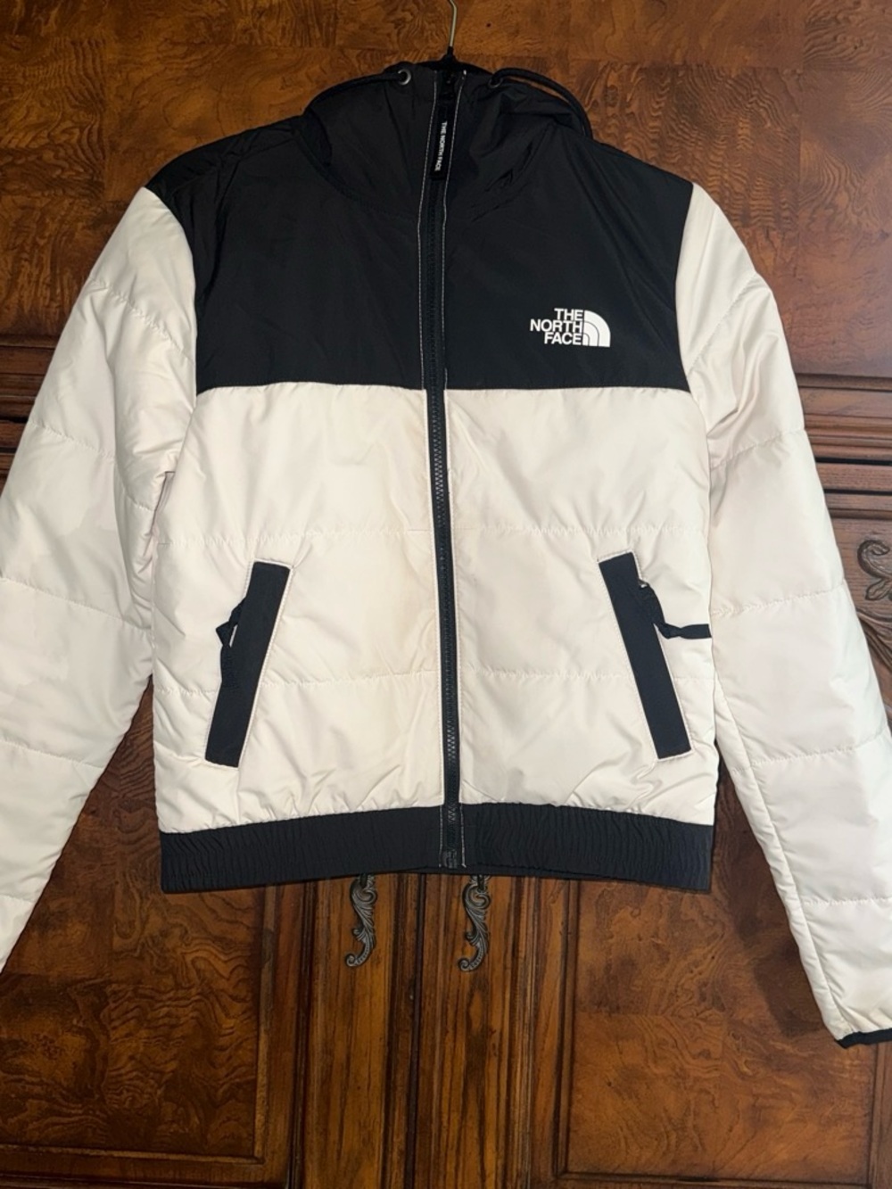 The North Face Women's Black & White Puffer Jacket